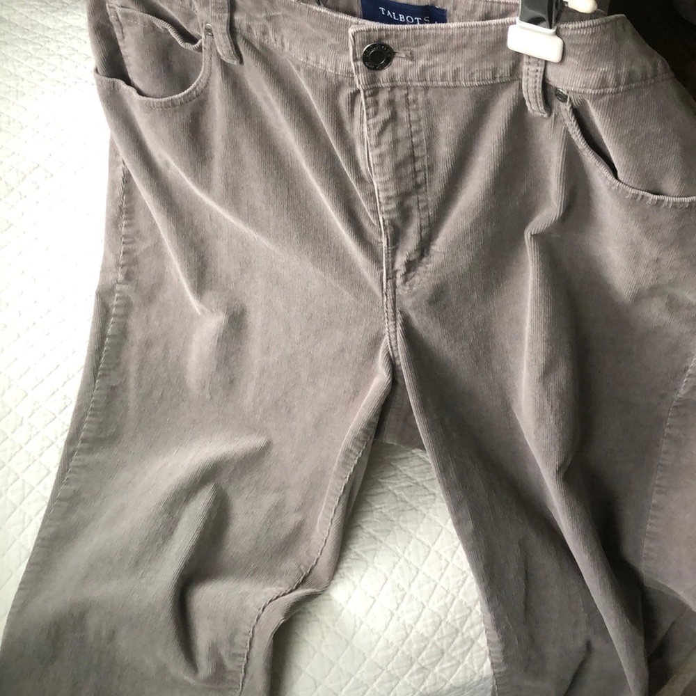 Taupe corduroys